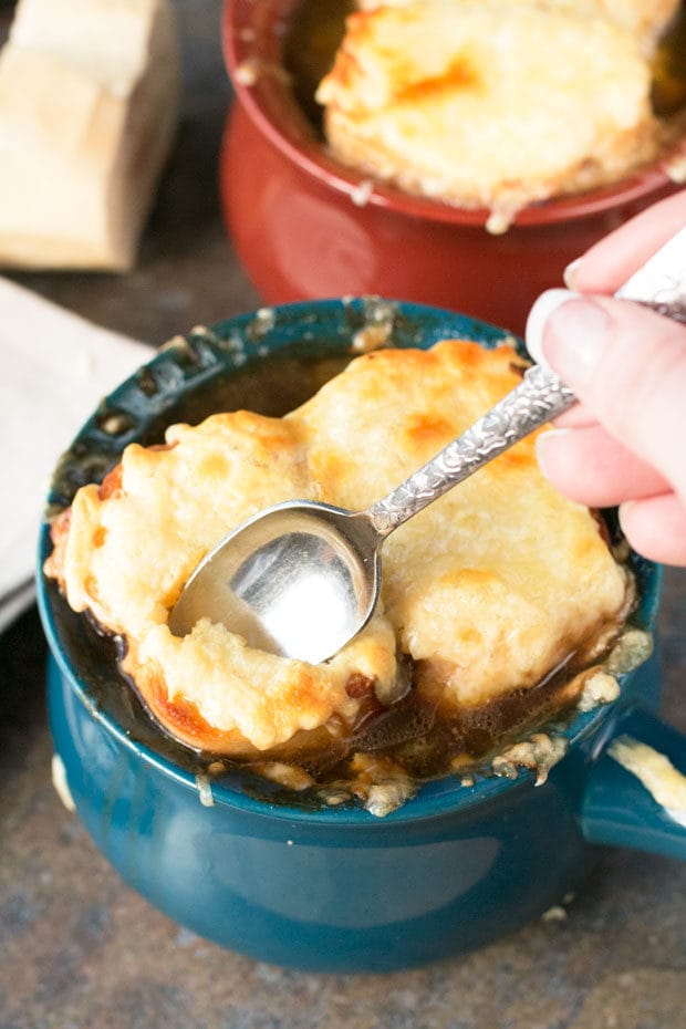 Irish Stout French Onion Soup | cakenknife.com