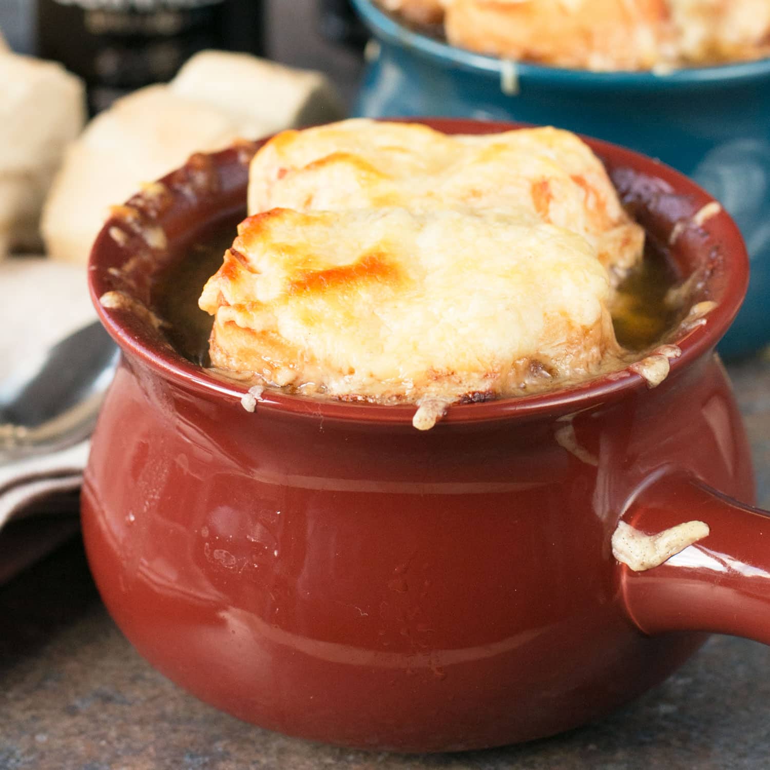 Irish Stout French Onion Soup | cakenknife.com