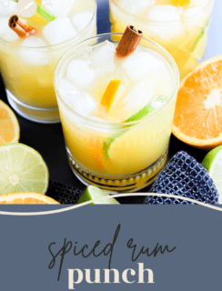 Spiced rum punch pinterest picture
