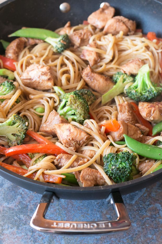 Stir Fry Pasta | cakenknife.com