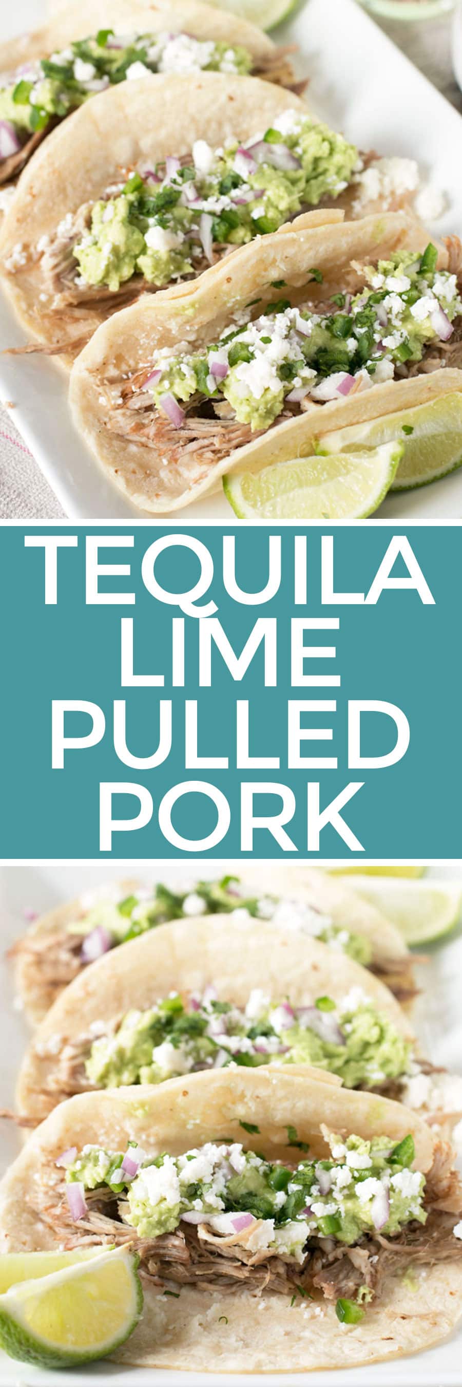 Tequila Lime Pulled Pork Tacos | cakenknife.com