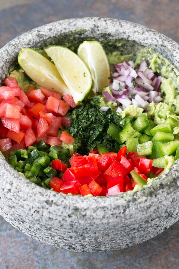 Veggie Guacamole | cakenknife.com