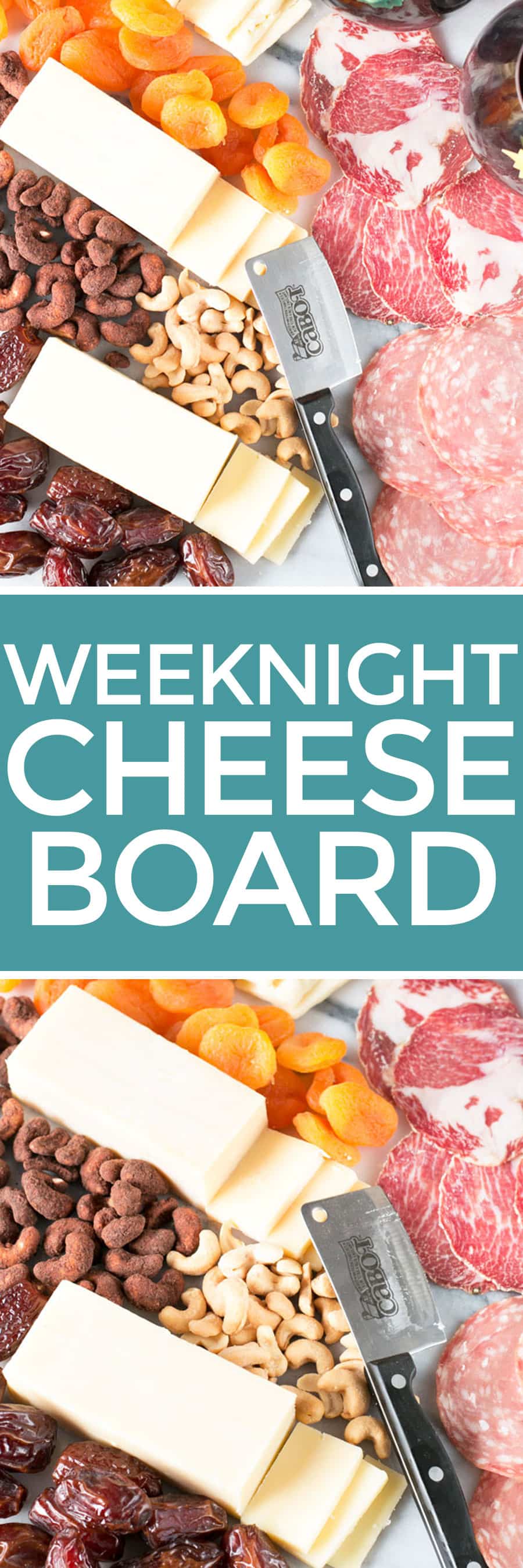 Weeknight Cheese Board #cheersandcheese | cakenknife.com