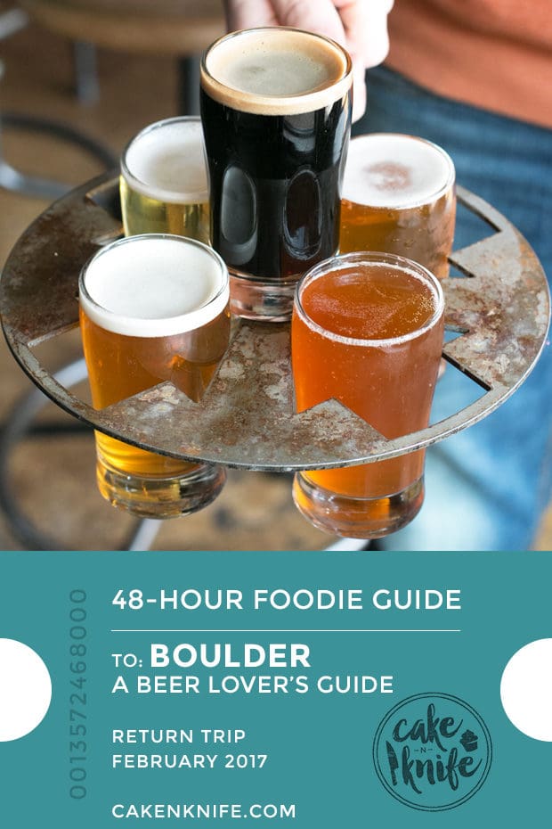 48 Hour Foodie Guide: Beer Lover's Guide to Boulder | cakenknife.com #travel #colorado #brewery