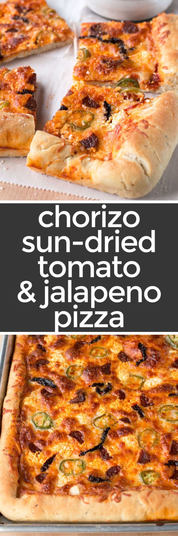 Chorizo, Jalapeno & Sun-Dried Tomato Pizza | cakenknife.com