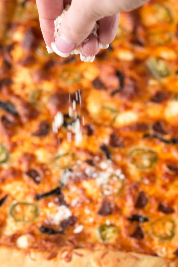 Chorizo, Jalapeno & Sun-Dried Tomato Pizza | cakenknife.com