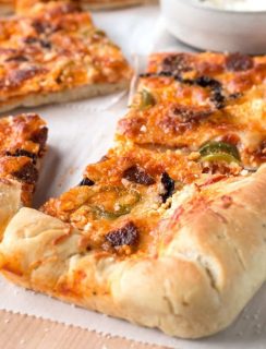 Chorizo, Jalapeno & Sun-Dried Tomato Pizza | cakenknife.com