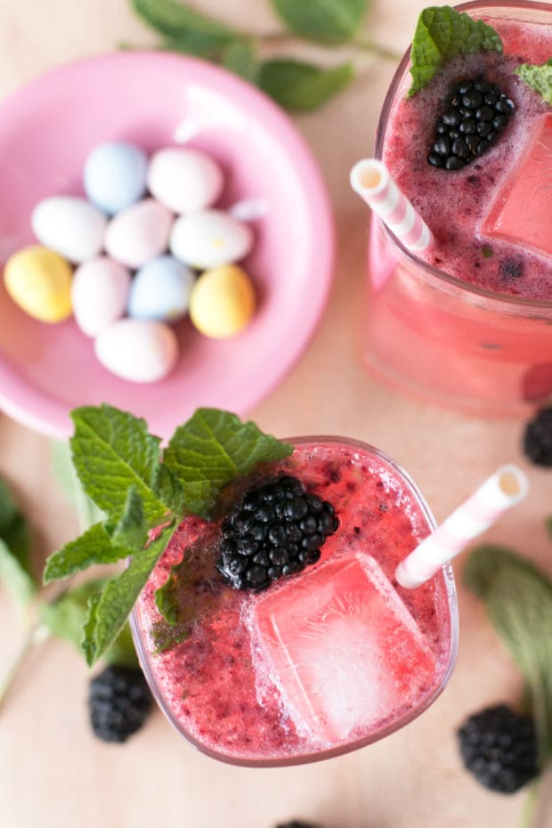 Blackberry Mojito | cakenknife.com #cocktail #rum #spring #summer