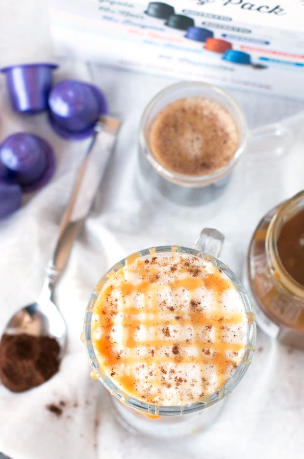 Chili Caramel Macchiato | cakenknife.com #coffee #espresso