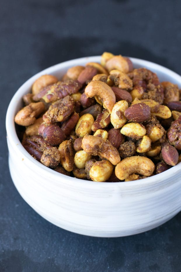 Curried Nut Mix | cakenknife.com #snack #trailmix #recipe