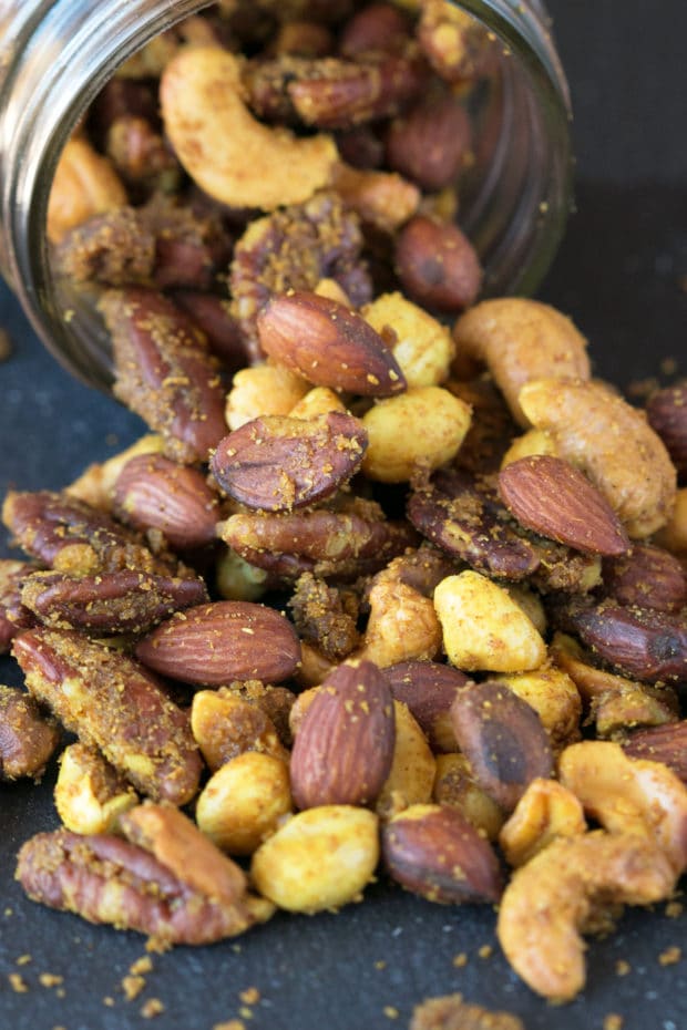 Curried Nut Mix | cakenknife.com #snack #trailmix #recipe