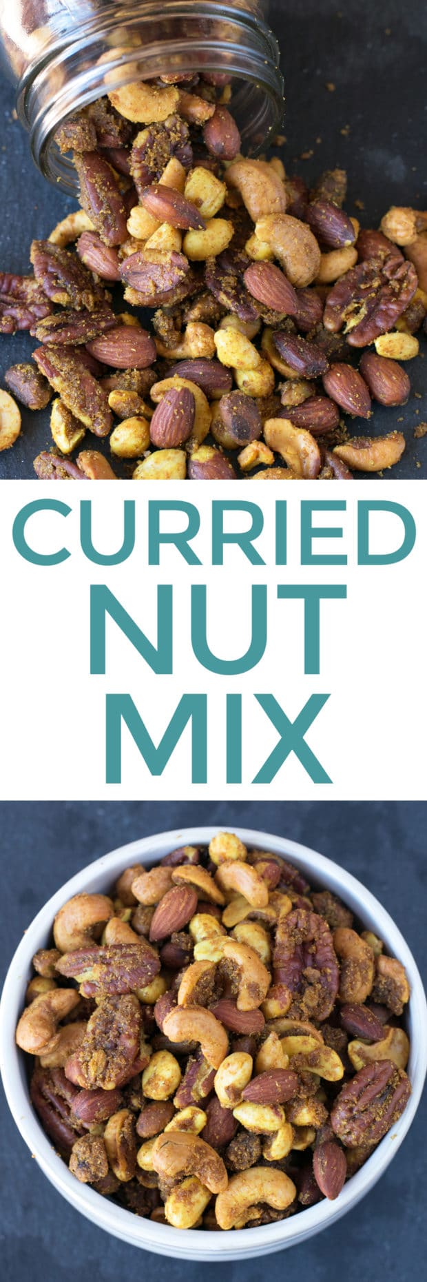 Curried Nut Mix | cakenknife.com #snack #trailmix #recipe