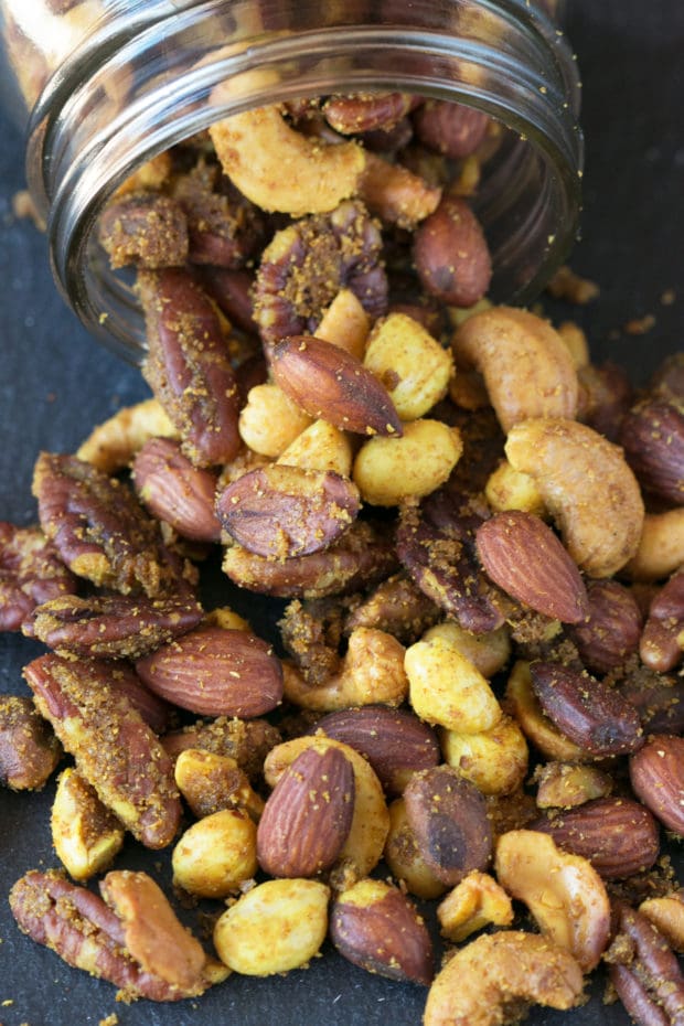 Curried Nut Mix | cakenknife.com #snack #trailmix #recipe