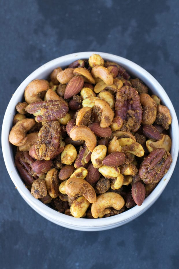 Curried Nut Mix | cakenknife.com #snack #trailmix #recipe