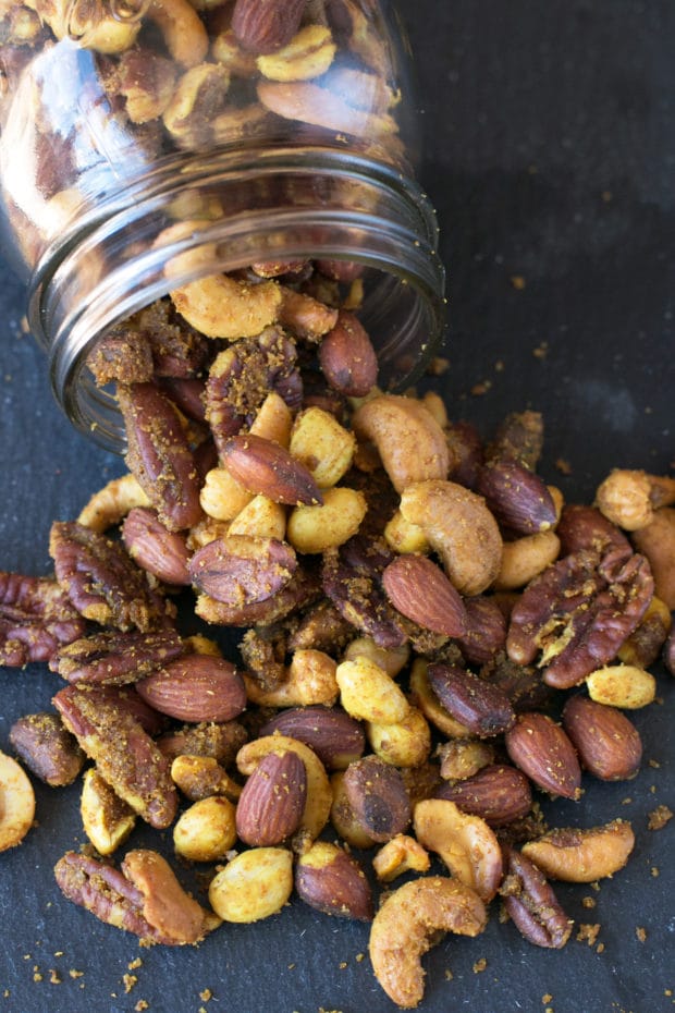 Curried Nut Mix | cakenknife.com #snack #trailmix #recipe