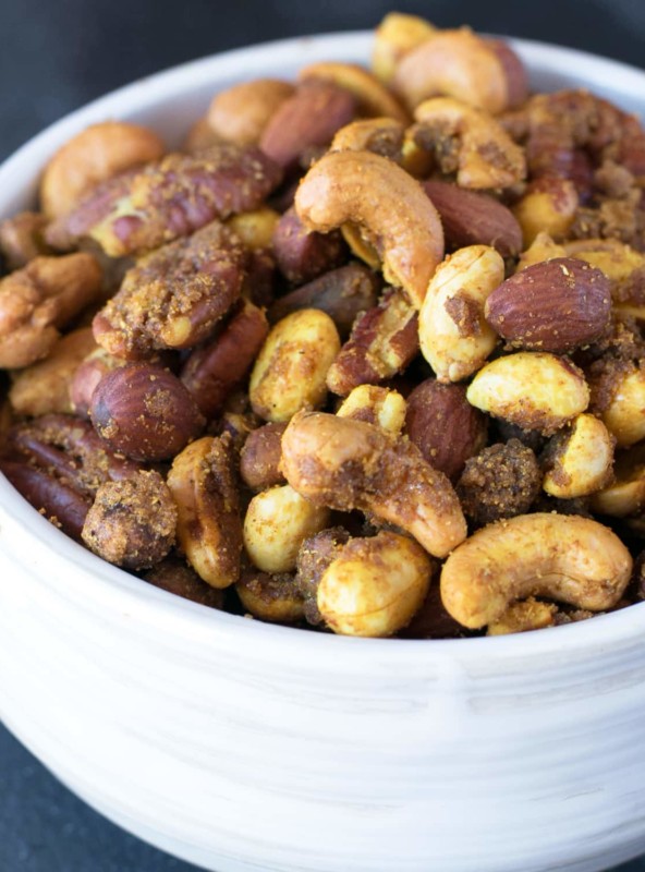 Curried Nut Mix | cakenknife.com #snack #trailmix #recipe