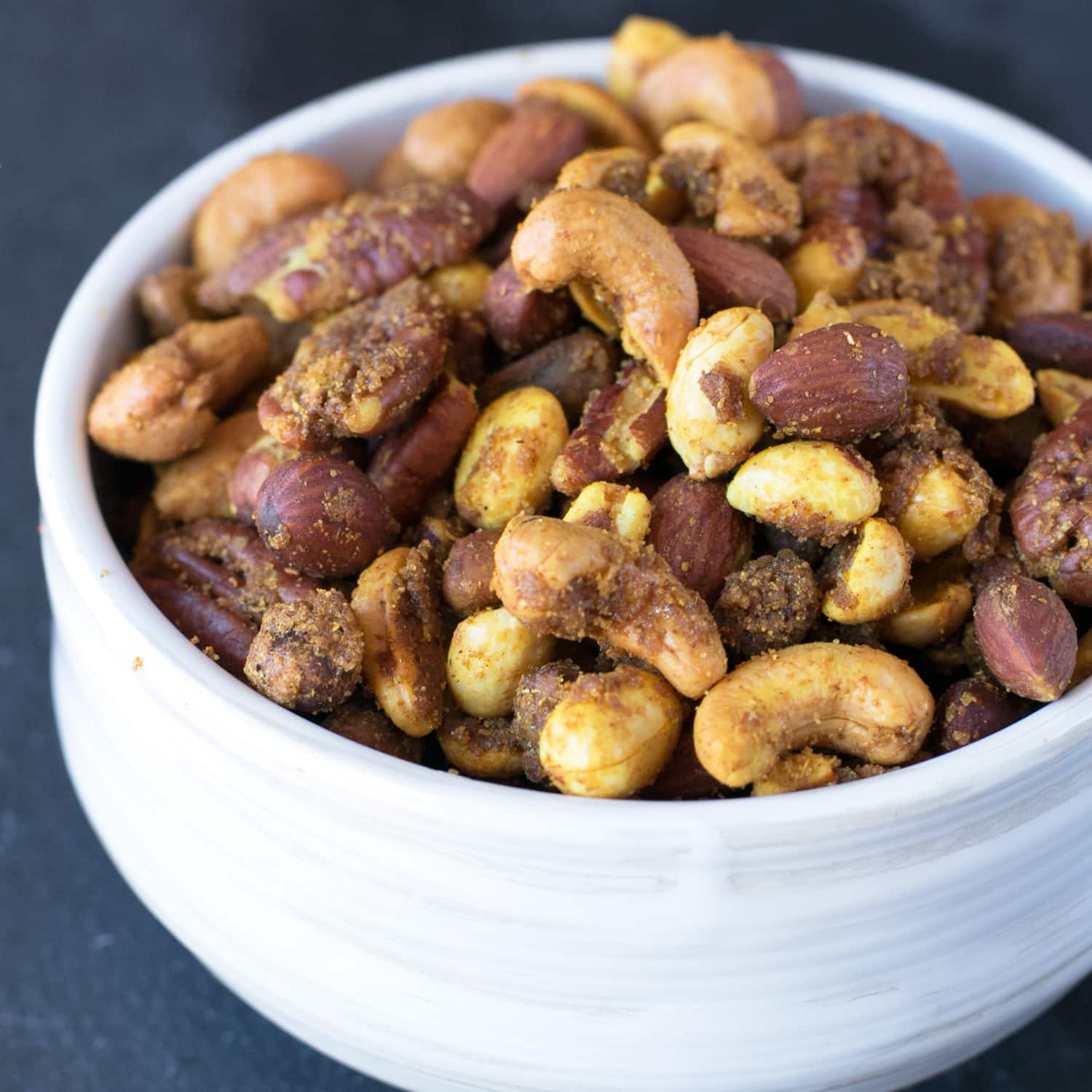 Curried Nut Mix | cakenknife.com #snack #trailmix #recipe