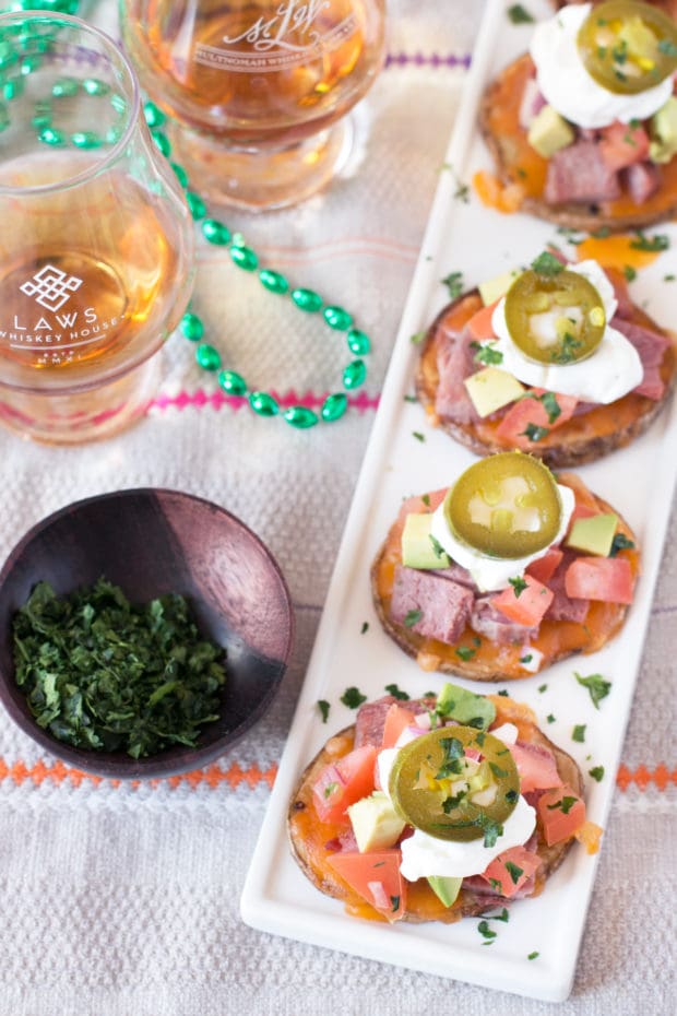 Irish Corned Beef Nacho Bites | cakenknife.com #appetizer #party