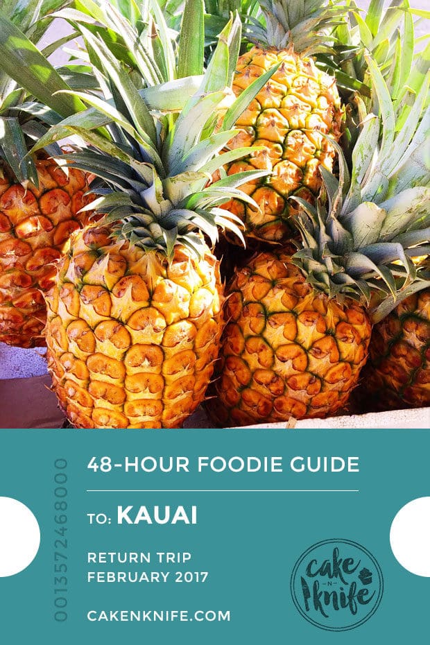 48 Hour Foodie Guide: Kauai | cakenknife.com #travel #hawaii #food #drink #tropical