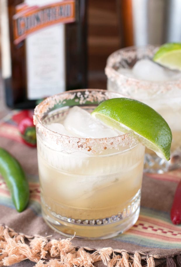 Chili Lime Margarita | cakenknife.com #cocktail #drink #tequila