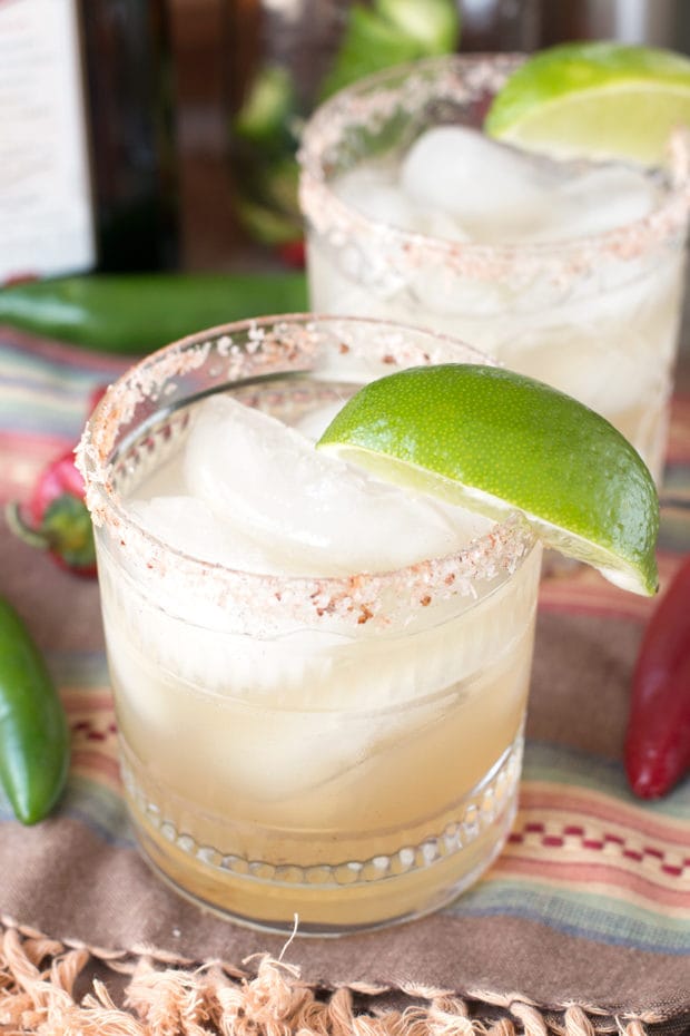 Chili Lime Margarita | cakenknife.com #cocktail #drink #tequila