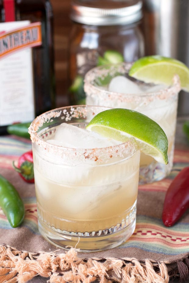 Chili Lime Margarita | cakenknife.com #cocktail #drink #tequila