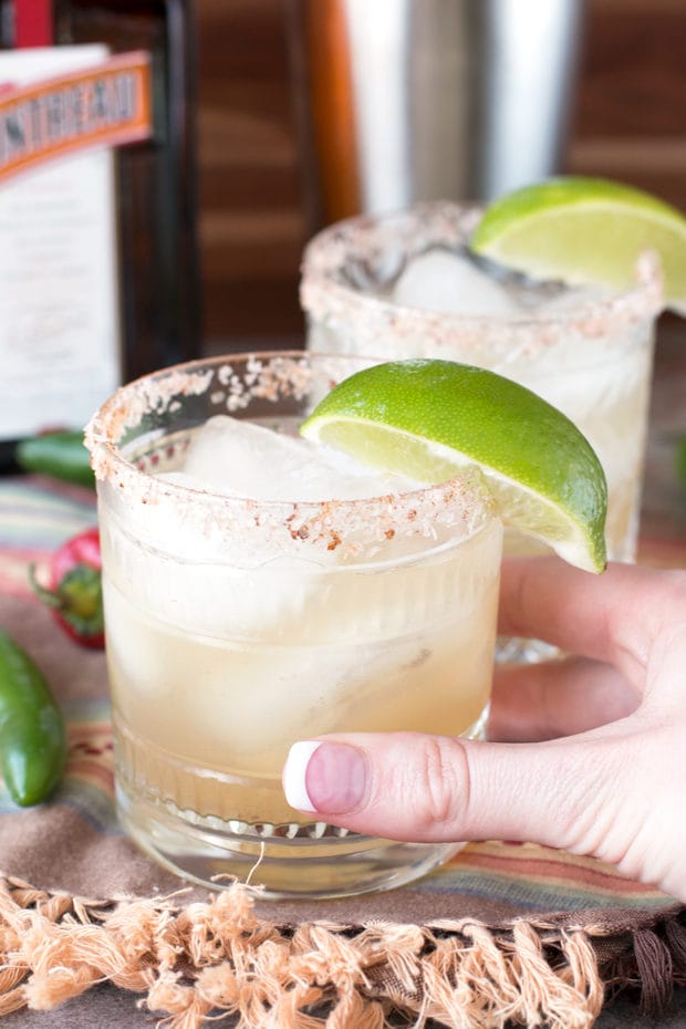 Chili Lime Margarita | cakenknife.com #cocktail #drink #tequila