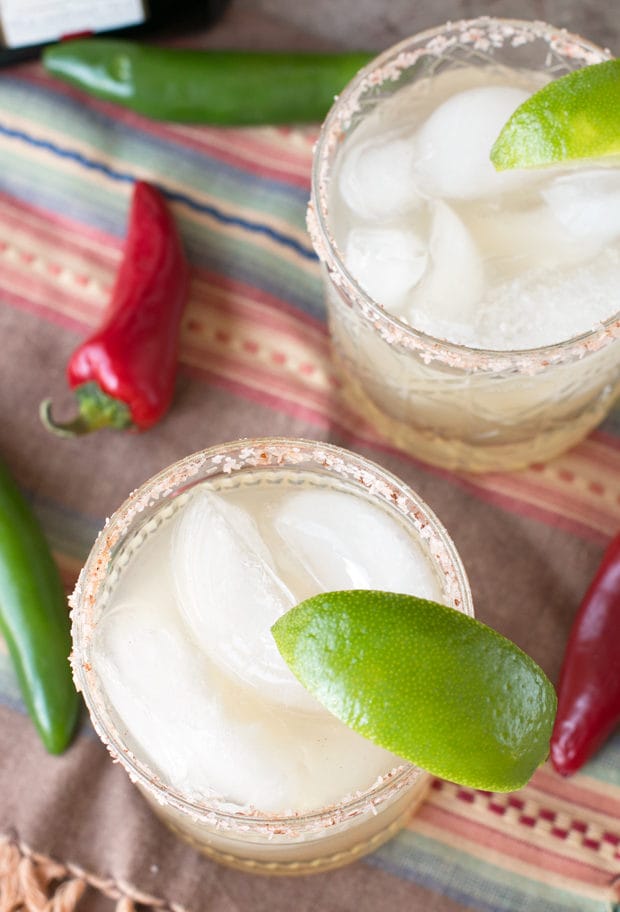 Chili Lime Margarita | cakenknife.com #cocktail #drink #tequila