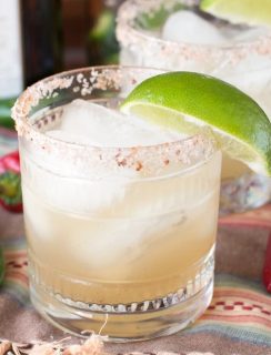 Chili Lime Margarita | cakenknife.com #cocktail #drink #tequila