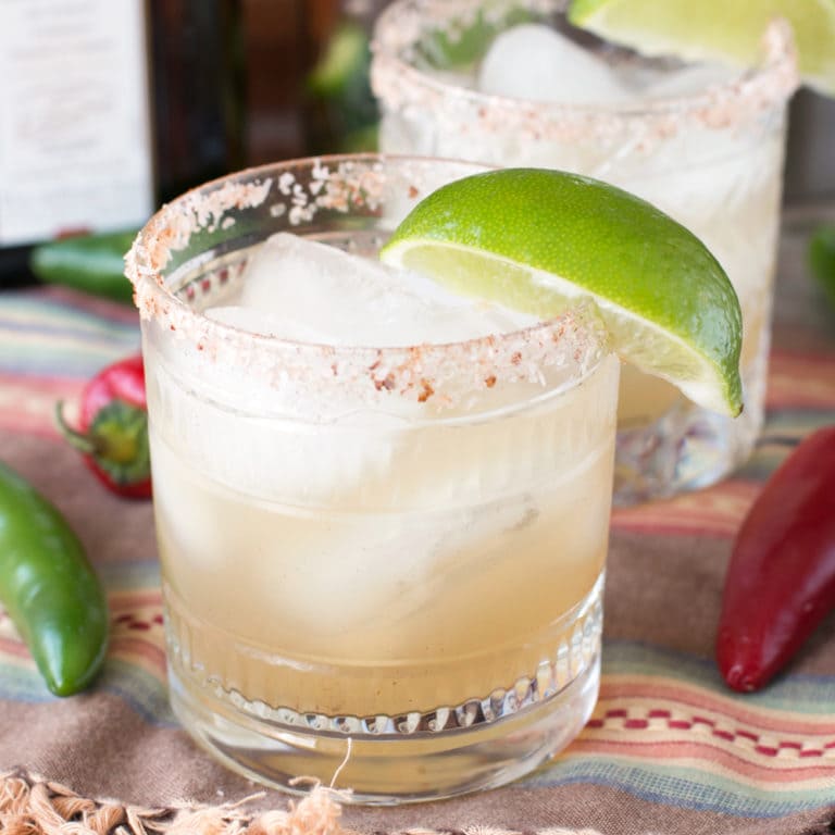 Chili Lime Margarita | cakenknife.com #cocktail #drink #tequila