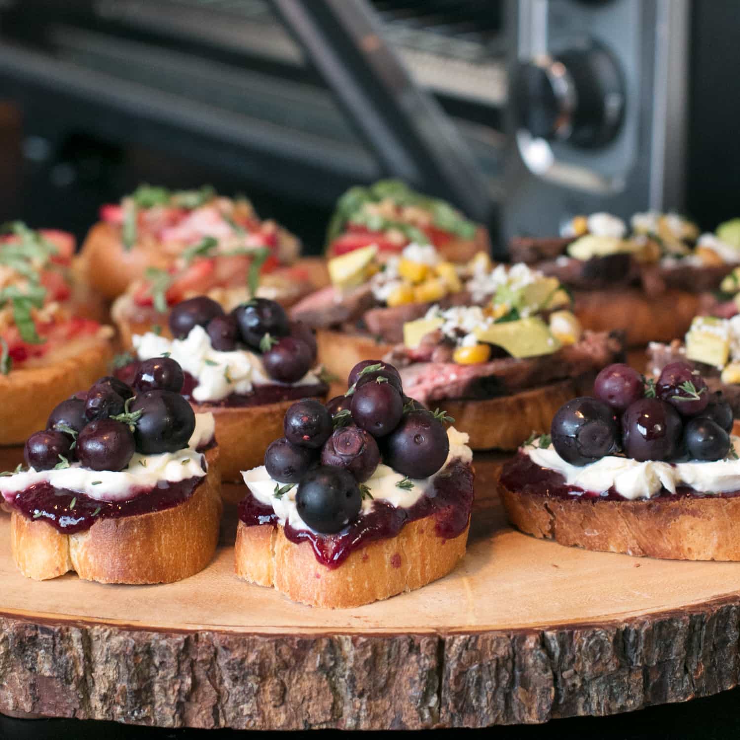 Summer Crostini 3 Ways | cakenknife.com #summer #party #appetizer