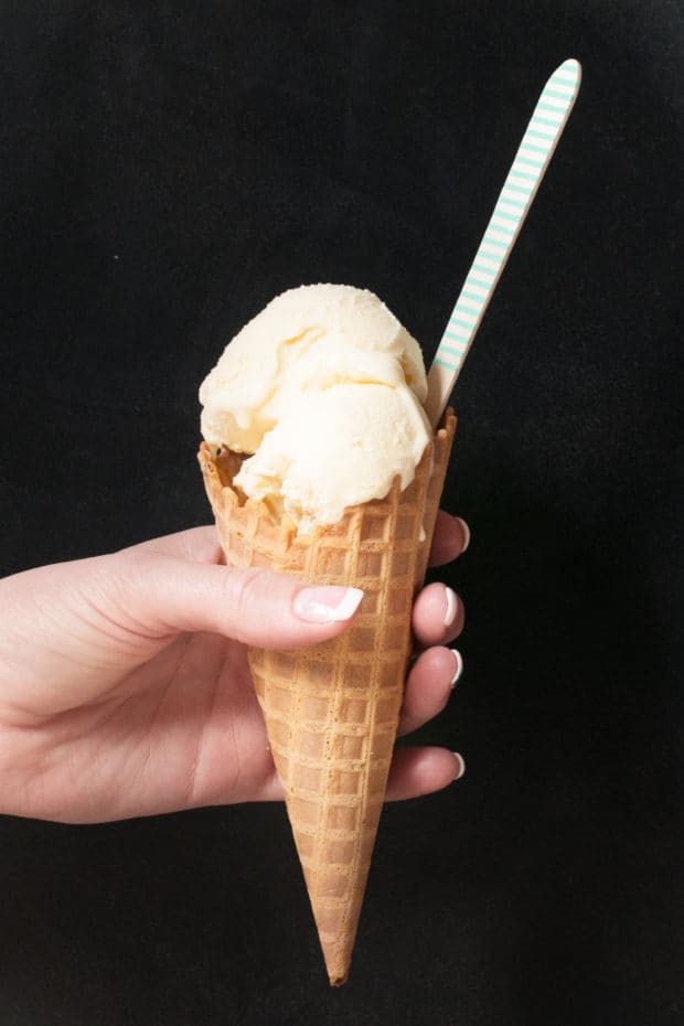 Honeycomb Ice Cream | cakenknife.com #icecream #honey #dessert