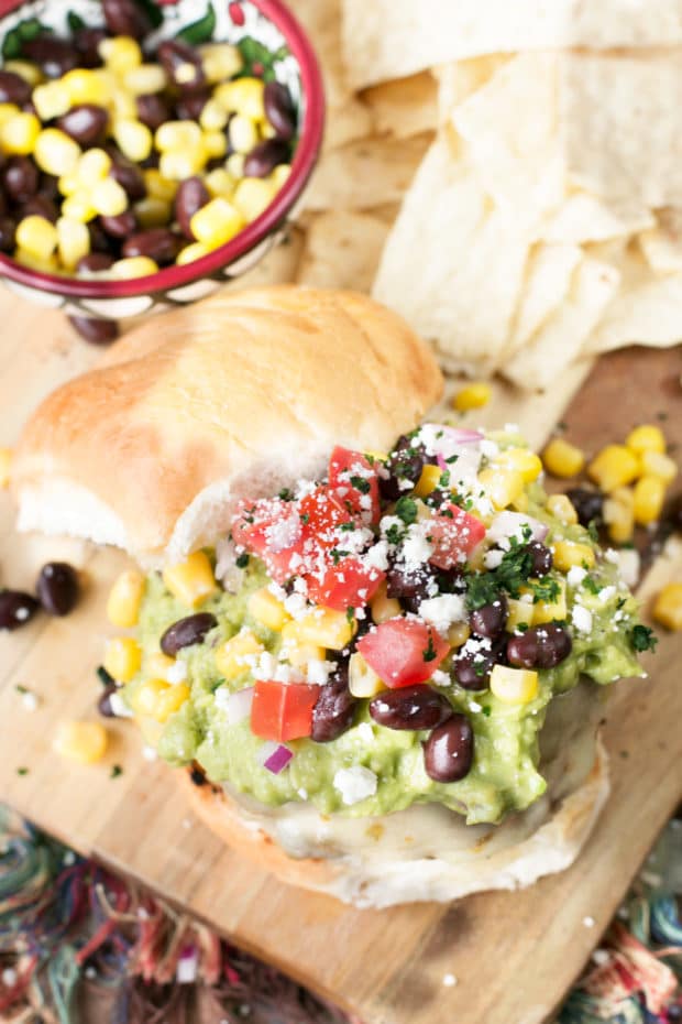 Southwestern Guacamole Burger | cakenknife.com #grilling #burgers #avocado