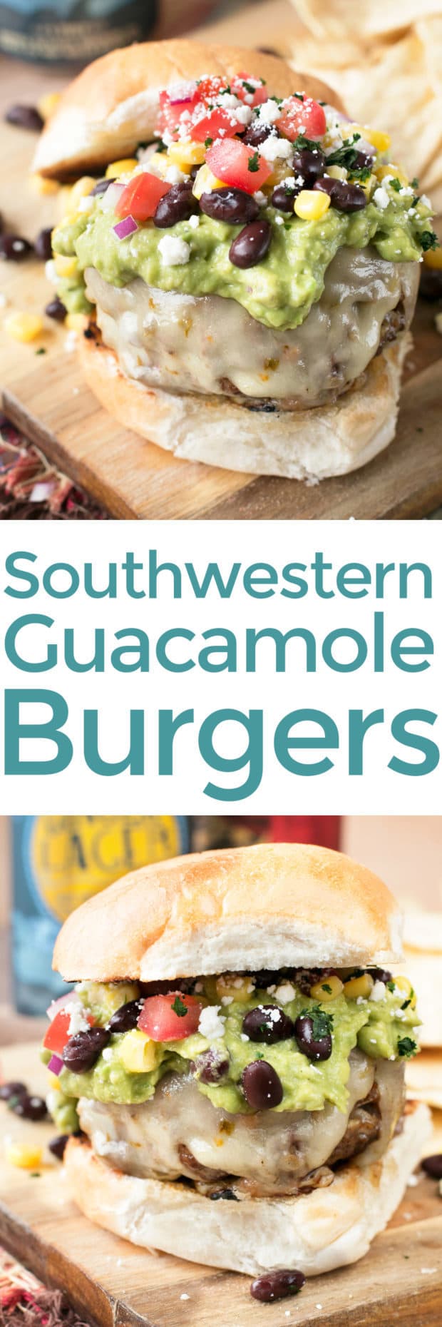 Southwestern Guacamole Burger | cakenknife.com #grilling #burgers #avocado