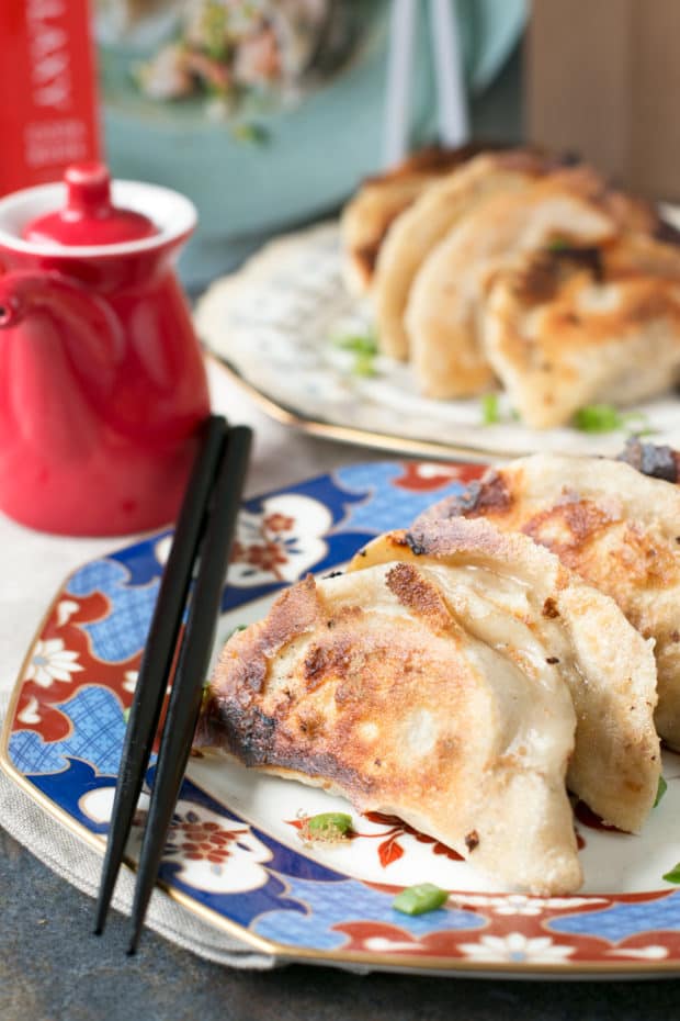 Spicy Beef Dumplings + cookbook review of The Dumpling Galaxy Cookbook | cakenknife.com #dumplings #recipe #asian