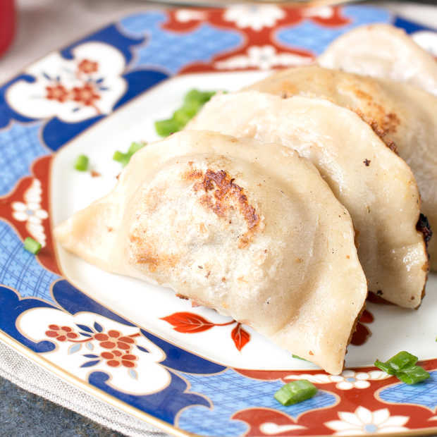 Spicy Beef Dumplings + cookbook review of The Dumpling Galaxy Cookbook | cakenknife.com #dumplings #recipe #asian