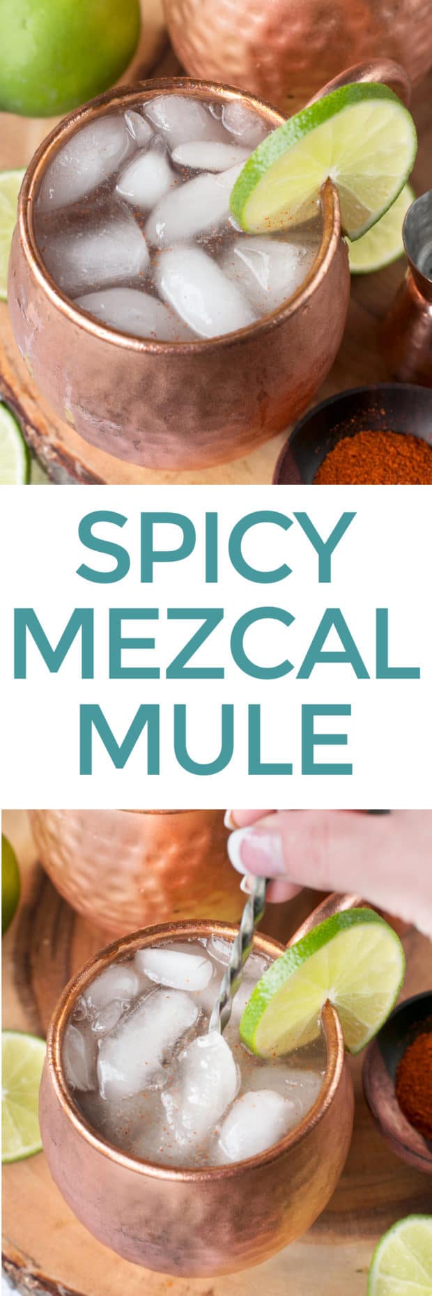 Spicy Mezcal Mule | cakenknife.com #cocktail #fall #moscowmule