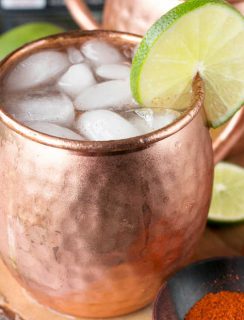 Spicy Mezcal Mule | cakenknife.com #cocktail #fall #moscowmule