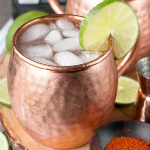 Spicy Mezcal Mule | cakenknife.com #cocktail #fall #moscowmule
