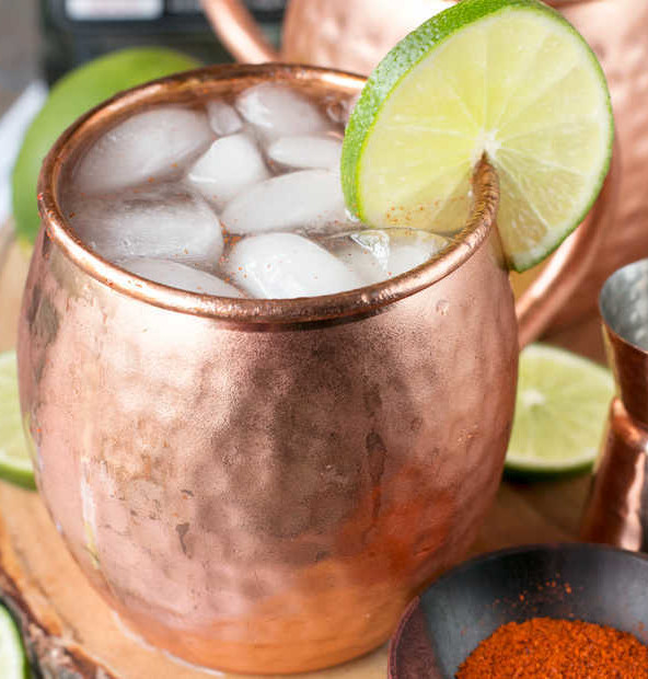 Spicy Mezcal Mule | cakenknife.com #cocktail #fall #moscowmule