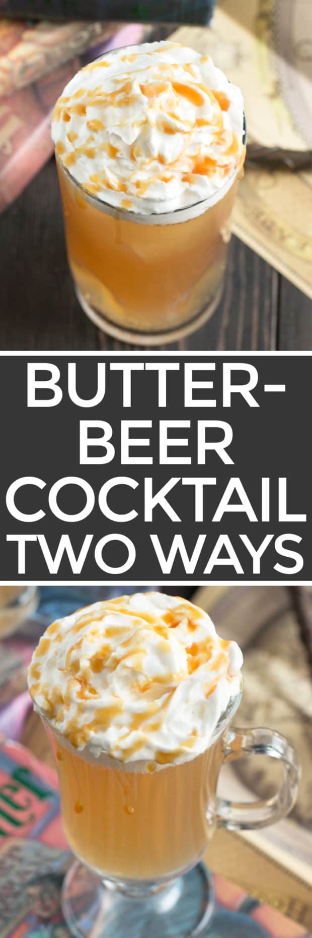 Butterbeer Cocktail (Two Ways!) Cake 'n Knife