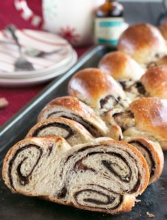 Gingerbread Challah Bread | cakenknife.com #bread #holidays #christmas #challah #homemade #ad