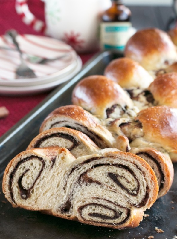 Gingerbread Challah Bread | cakenknife.com #bread #holidays #christmas #challah #homemade #ad