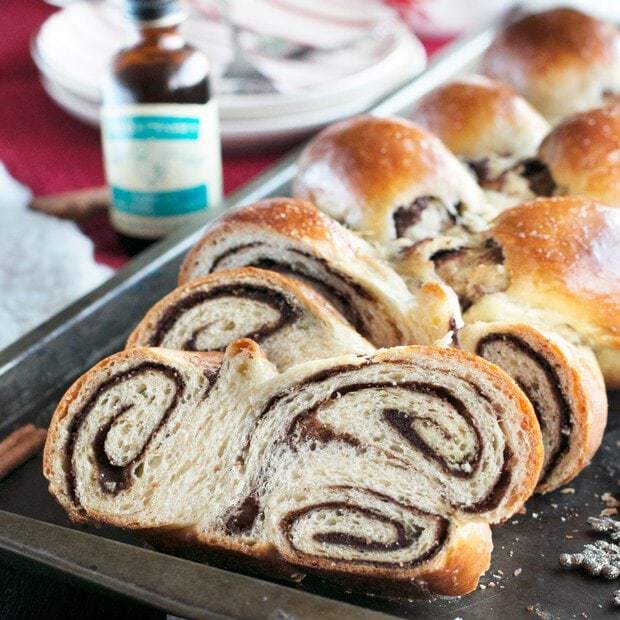 Gingerbread Challah Bread | cakenknife.com #bread #holidays #christmas #challah #homemade #ad