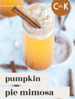 Pumpkin Pie Mimosa Pinterest Image