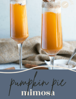 Pumpkin Pie Mimosa Pinterest Photo