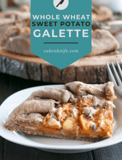 Whole Wheat Asiago Sweet Potato Galette Pinterest Image