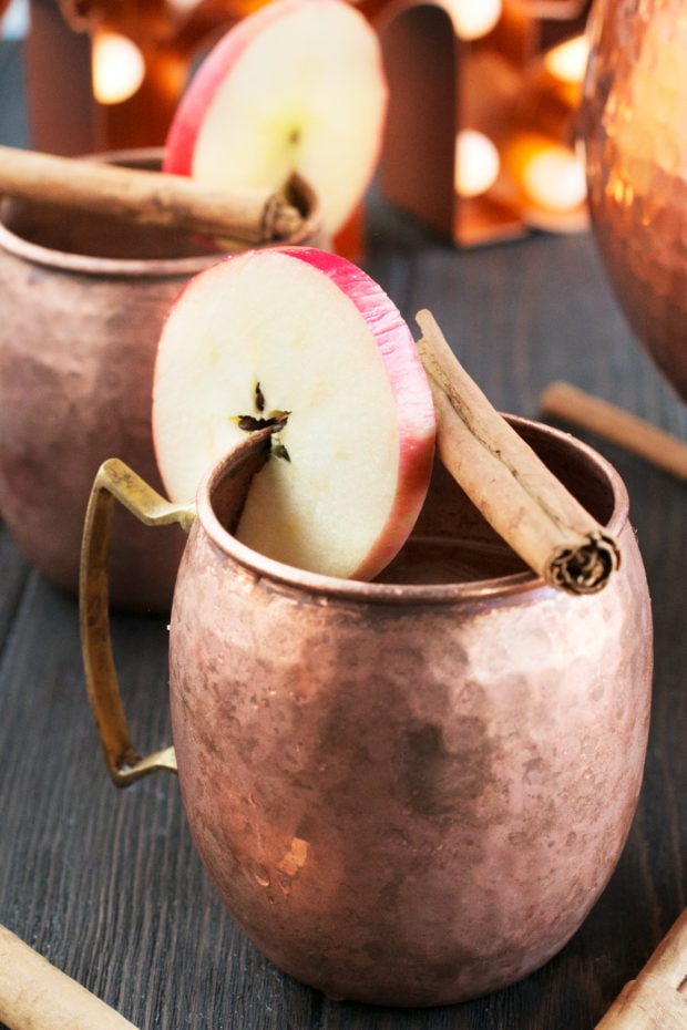 Gingerbread Bourbon Punch | cakenknife.com #bigbatchcocktail #cocktail #moscowmule #bourbon