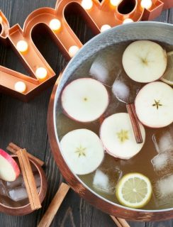 Gingerbread Bourbon Punch | cakenknife.com #bigbatchcocktail #cocktail #moscowmule #bourbon