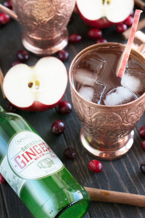 Cranberry Cider Irish Mule